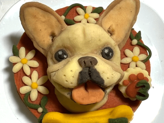 ワンコのせケーキ