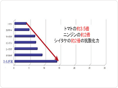 たもぎ茸の抗酸化力